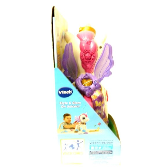 Vtech Style & Glam On Unicorn Interactive Toy w Accessories Ages 1.5-4 Yr NWT - Picture 3 of 5
